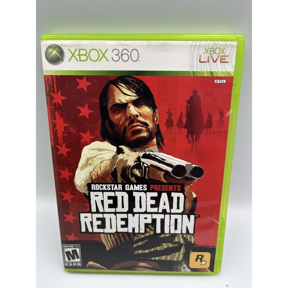 Red Dead Redemption (Microsoft Xbox 360, 2010) CIB complete Xbox + MAP